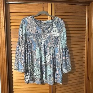 Spense Patchwork Blouse